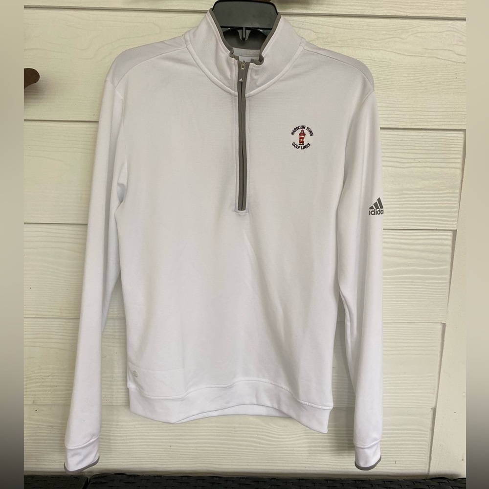 Adidas Women’s / Men’s White Quarter-Zip Top from Harbortown Golf Club Sz S